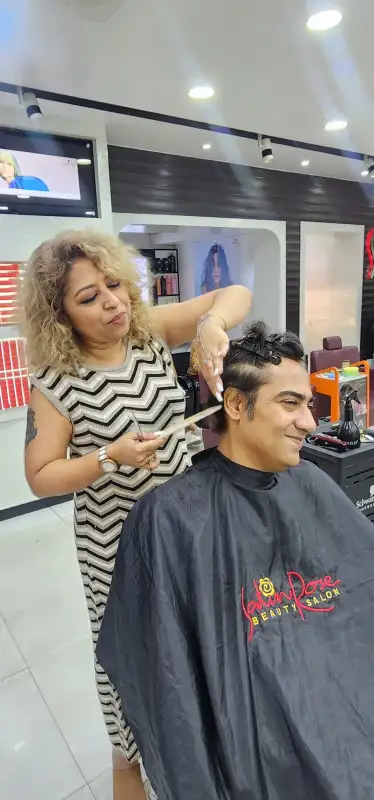 Hair straightening keratin and hair spa treatments